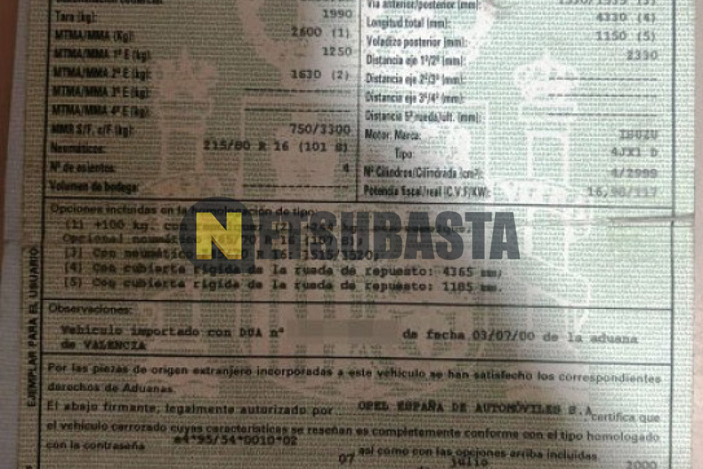 Isuzu Trooper 3.0 Diesel 2000