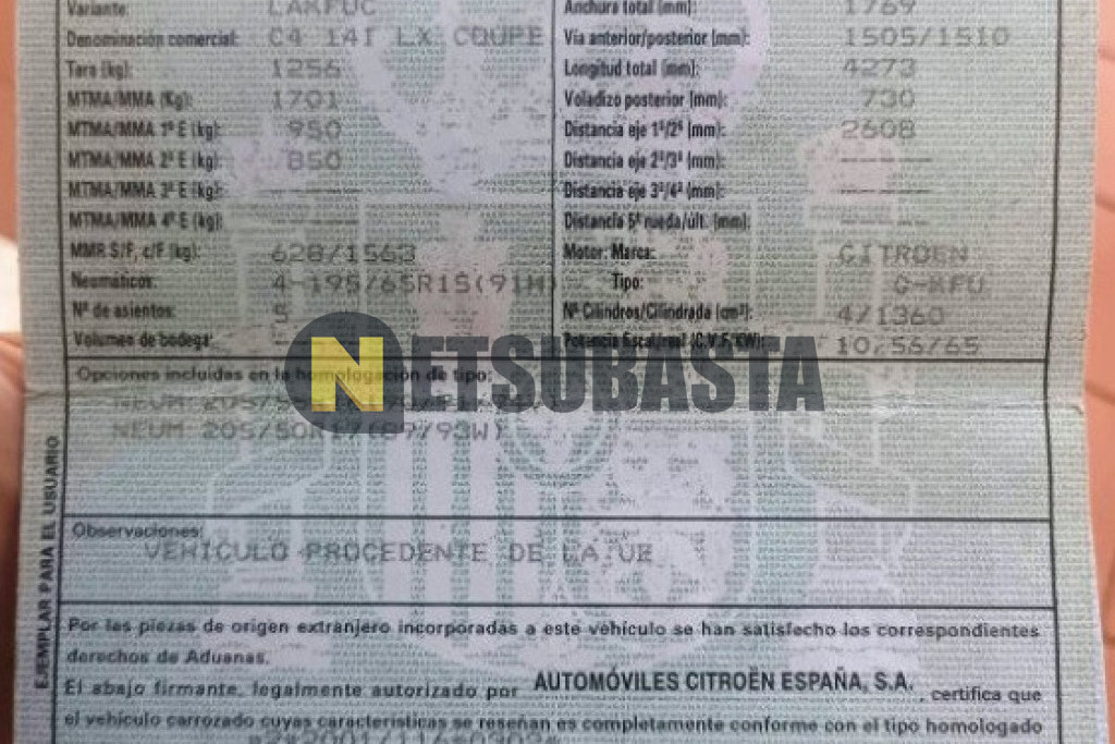 Citroën C4 1.4i 16v 2006