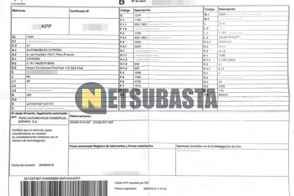 Citroën C3 Aircross 1.2 PureTech 2018