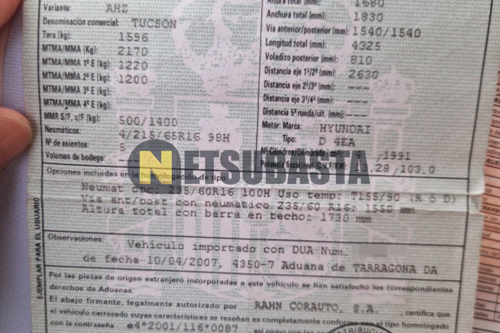 Hyundai Tucson 2.0 CRDi 2007